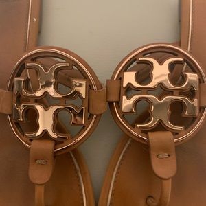 Tory Burch Metal Miller Sandal Tan size 11